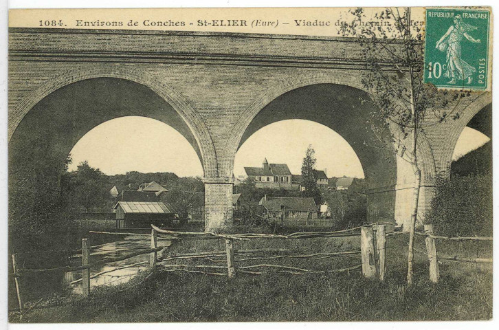Saint-Elier. Viaduc du Chemin de fer.