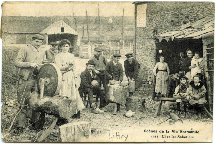 Divers. Scènes de la Vie Normande. - Chez les Sabotiers.