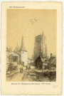 Bec-Hellouin (Le). Ruines de l'Abbaye du Bec-XVe siècle.
