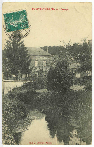 Touffreville. Paysage.