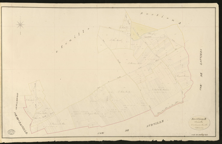 Montaure. Section B _ d'Ecrosville _ 3e et dernière Feuille