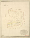Saint-Martin-Saint-Firmin. Tableau d'assemblage _ du Plan Parcellaire de la Commune de St Martin-St Firmin _ Canton de St Georges-du-Vièvre - Pontaudemer - Eure. _ Terminé sur le Terrain le 30 juin 1838 , sous l'administration de M. de Monicault, Préfet _ M. Conard, Maire _ sous la Direction de M.Garnier, Directeur des Contributions directes _ M. Le Fébure, Géomètre en Chef. _ Par M. Depoilly, Géomètre de 1re classe.