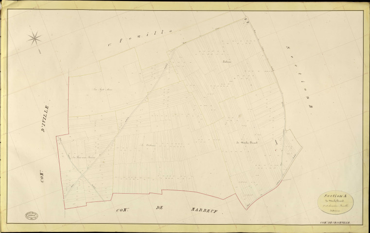 Cesseville. Section A _ du Moulin Durand _ 2e et dernière Feuille