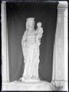 Statue de Vierge à l'enfant de l'église Saint-Clair de Sancourt (Eure).