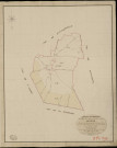 Neuville-près-Saint-André. Tableau d'assemblage _ du Plan Parcellaire de la Commune de Neuville _ Canton de Saint André - Evreux - Eure. _ Terminé sur le Terrain le 4 Septembre 1837, sous l'administration de M. Passy, Préfet _ M. Bence, Maire _ et sous la Direction de M. Marel, Directeur des Contributions directes _ M. Le Fébure, Géomètre en Chef. _ Par M. Ledanois, Géomètre de 1re classe.