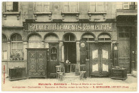 Lieurey. Menuiserie - Ebénisterie - Fabrique de Meubles en tous genre. Antiquités - Curiosités - Réparation de Meubles anciens de tous style E. Guillard.