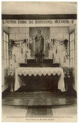 Beaumesnil. Le Repos pour les Jeunes Ouvrières Parisiennes - Notre Dame du Maternel Accueil.