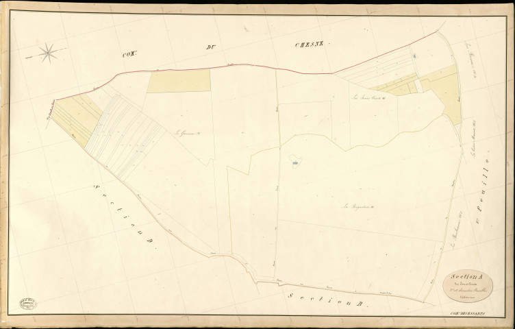 Essarts (Les). Section A _ des Joucs-Courts _ 2e et dernière Feuille