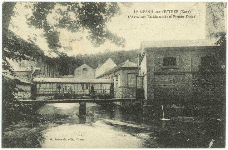 Mesnil-sur-l'Estrée (Le). L'Avre aux Etablissments Firmin Didot.
