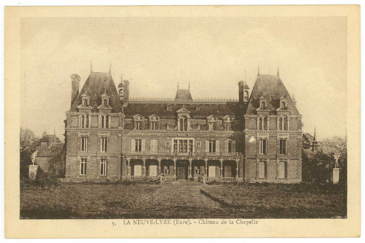 Neuve-Lyre (La). Château de la Chapelle.