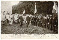 Bémécourt. Souvilly, près Breteuil- Cérémonie de la remise de décorations à deux Militaires (31 Août 1915).
