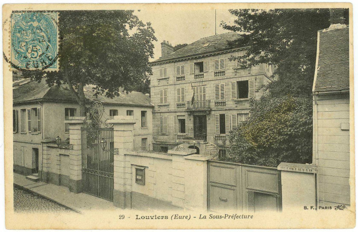Louviers-Ville. La Sous-Préfecture.