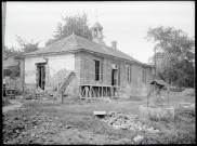 Chantier d'agrandissement de l'école de Rosay-sur-Lieure (Eure).