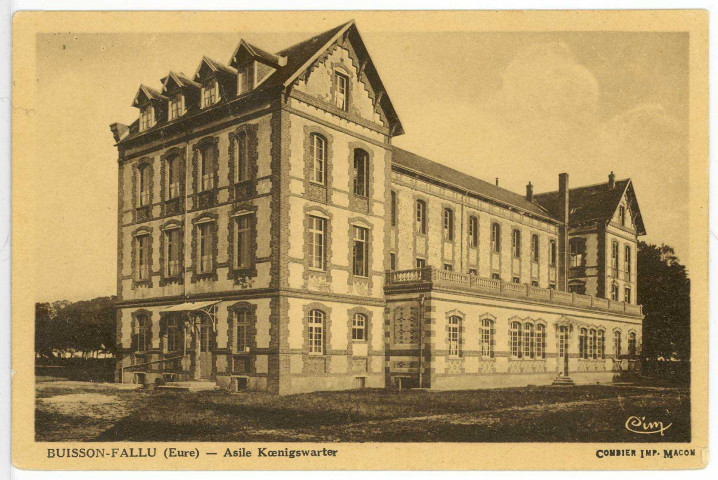 Quessigny. Buisson-Fallu (Eure) - Asile Koenigswarter.
