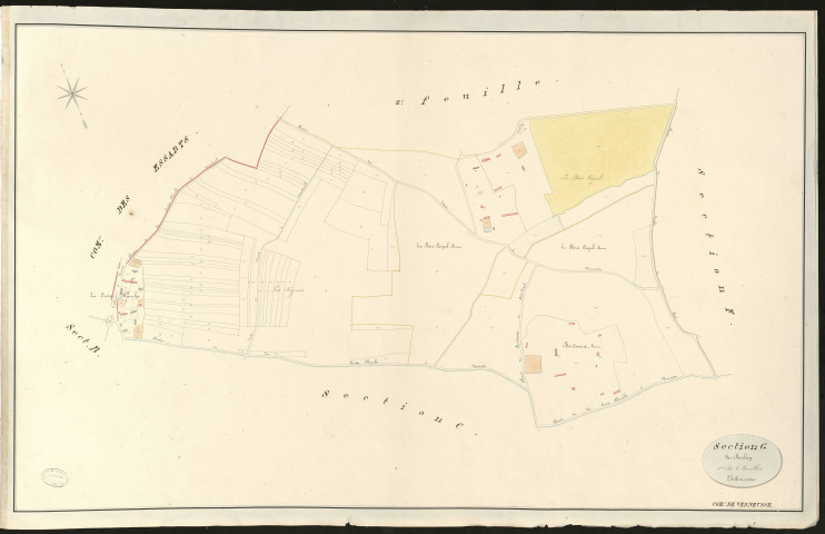 Verneusses. Section G _ du Boulay _ 1re de 2 Feuilles