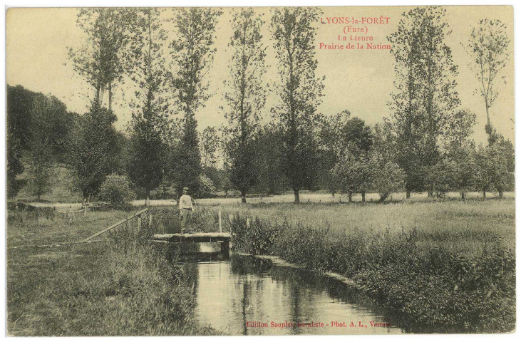 Lyons-la-Forêt. La Lieure - Prairie de la Nation.