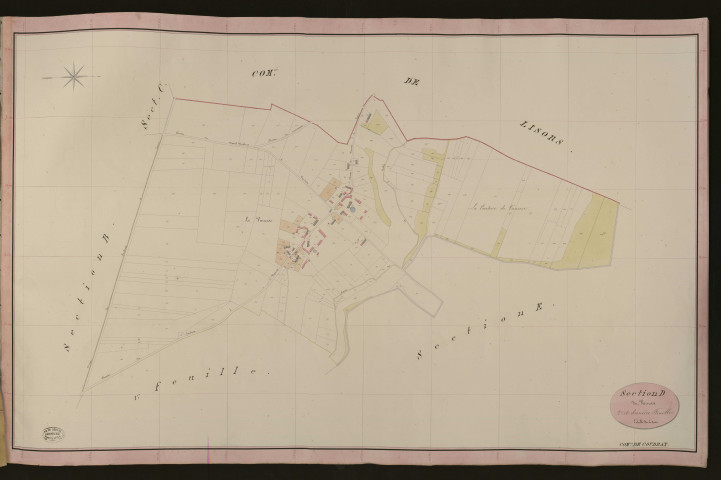 Coudray. Section D _ du Vaurose _ 2e et dernière Feuille