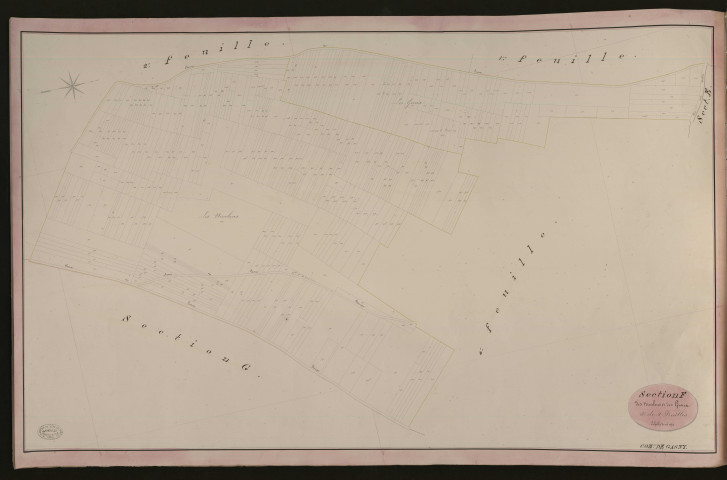Gasny. Section F _ des Nivelons et des Groux _ 3e de 4 Feuilles