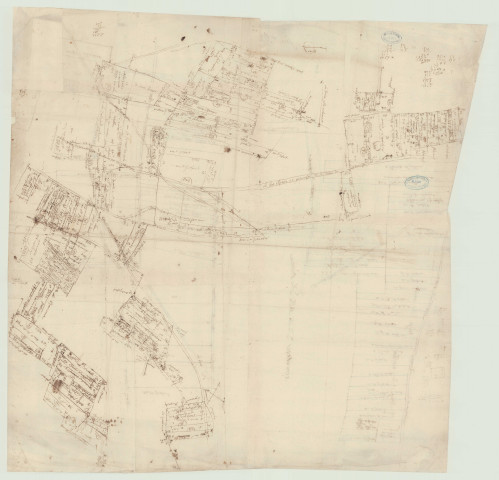 Vesly - Cinq plans de la paroisse de Vesly *