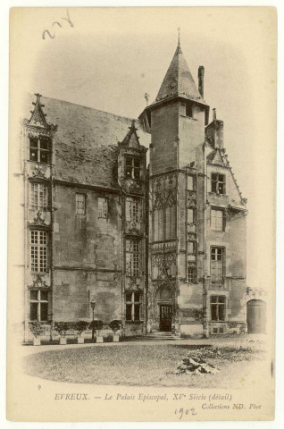 Evreux-Ville. Le Palais Episcopal, XVe Siècle (détail).