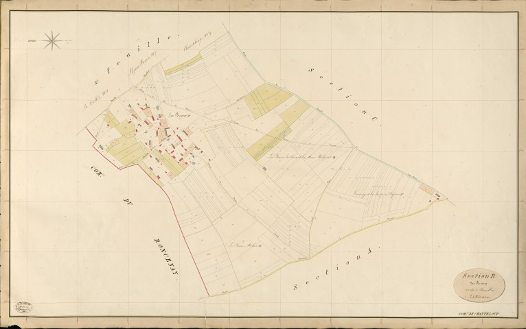 Chanteloup. Section B _ des Brosses _ 1re de 2 Feuilles