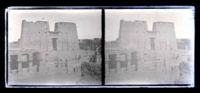 Temple d'Horus à Edfou (Égypte).