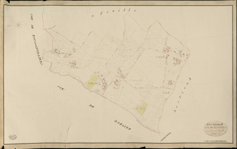 Armentières-sur-Avre. Section B _ de la Chevalerie et de l'Eglise _ 3e et dernière Feuille