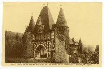 Berville-sur-Mer. Le Château de la Pommeraye- Entrée principale.