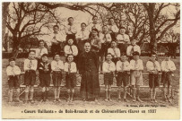 Bois-Arnault. Coeurs Vaillants de Bois-Arnault et de Chéronvilliers en 1937.