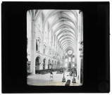Abbaye Saint-Rémi de Reims (Marne), intérieur.