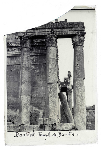 Temple de Bacchus à Baalbeck (Liban).