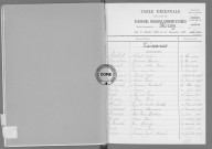 Tables (1903-1912)