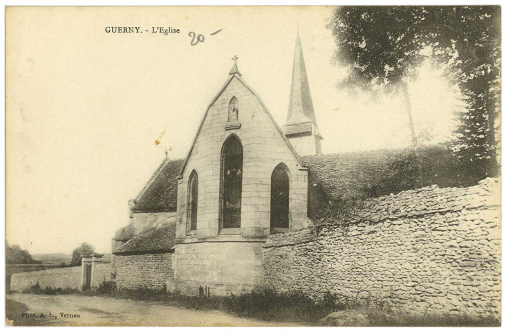 Guerny. L'Eglise.