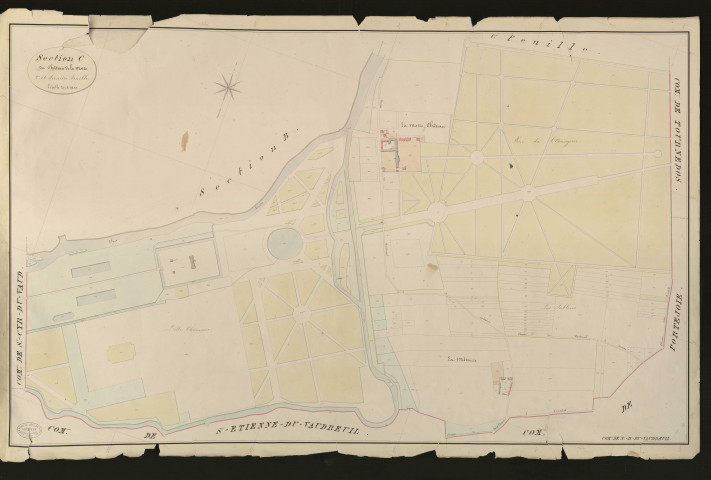 Notre-Dame-Du-Vaudreuil. Section C _ du Chateai de la Motte _ 2e et dernière Feuille