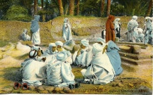 Arabes au cimetière