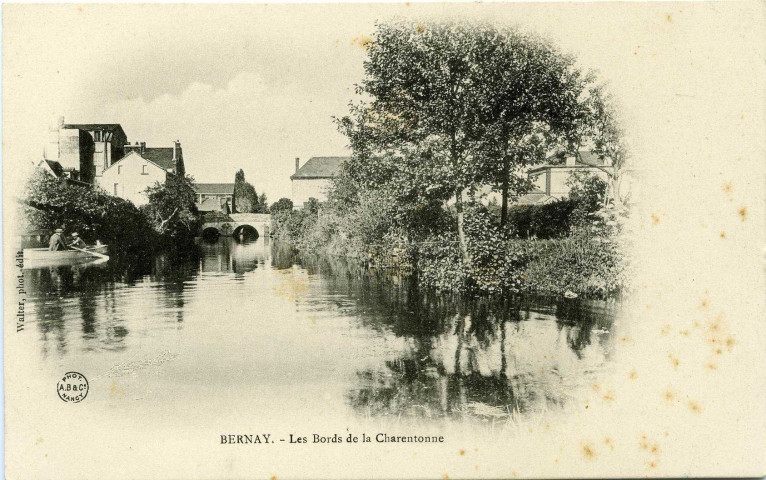 Bernay. Les Bords de la Charentonne.
