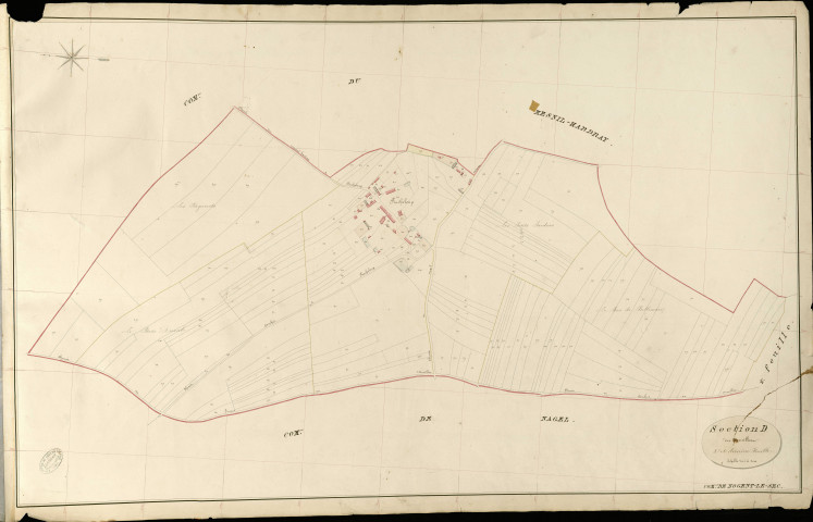 Nogent-le-Sec. Section D _ du Meuillet _ 3e et dernière Feuille