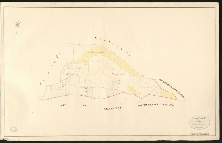 Bosrobert. Section D _ du Buhot _ Feuille Unique