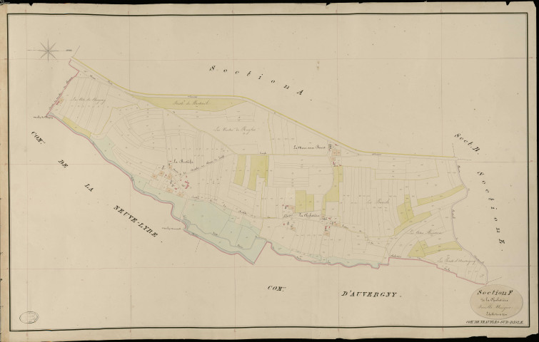 Neaufles-sur-Risle. Section F _ de la Chabotière _ Feuille Unique
