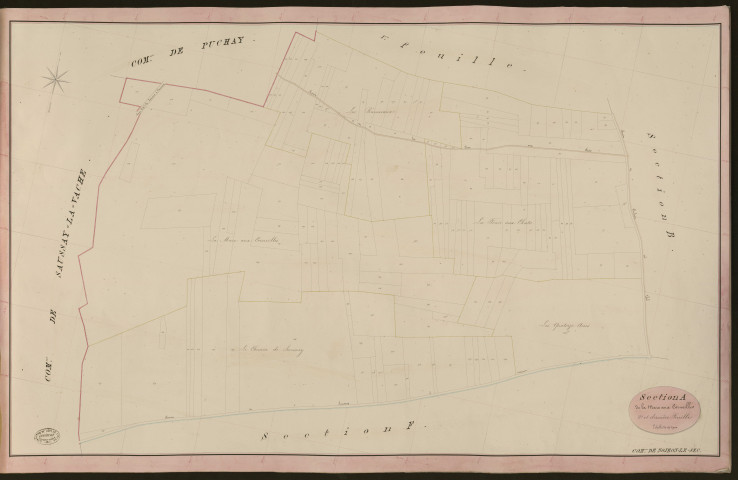 Nojeon-le-Sec. Section A _ de la Mare aux Corneilles _ 2e et dernière Feuille