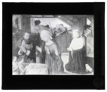 Évêché d'Autun (Saône-et-Loire), tableau du Maître de Moulins « la Nativité au donateur ».