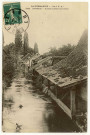 Evreux-Ville. Ancien Lavoir sur l'Iton.