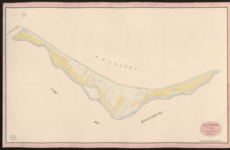 Dampsmesnil. Section A _ d'Aveny _ 5e et dernière Feuille