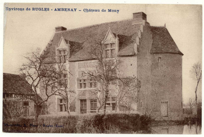 Ambenay. Château de Mony.