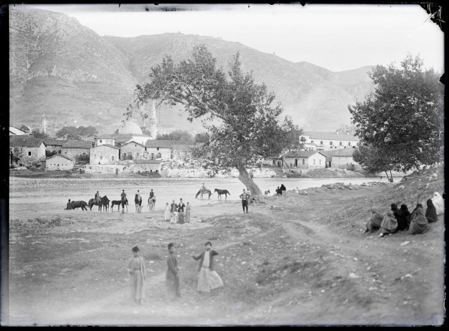 Abreuvoir sur l'Oronte face à la ville d'Antioche (Turquie) (notice PA).