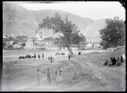 Abreuvoir sur l'Oronte face à la ville d'Antioche (Turquie) (notice PA).