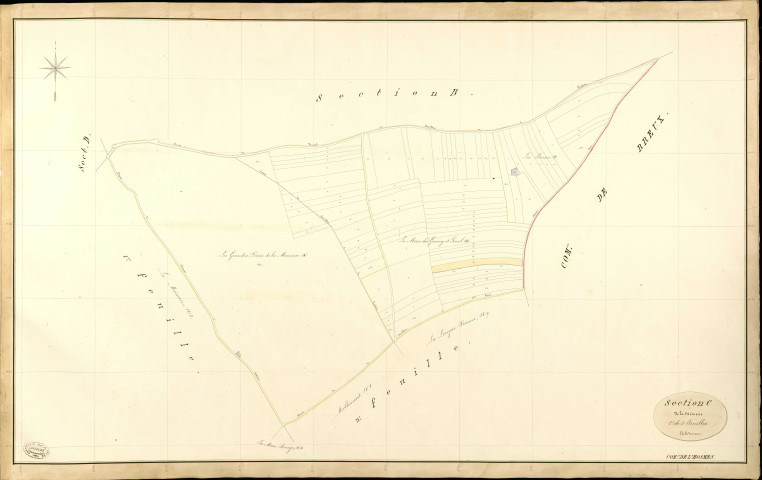 Hosmes (L'). Section C _ de la Moinerie _ 2e de 3 Feuilles