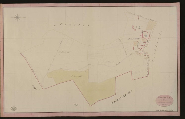 Doudeauville-en-Vexin. Section A _ du Château _ 2e et dernière Feuille