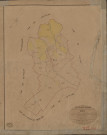 Huest. Tableau d'assemblage _ du Plan Parcellaire de la Commune de Huest _ Canton de Evreux Sud - Evreux - Eure. _ Terminé sur le Terrain le 26 Novembre 1841, sous l'administration de M. Zédé, Préfet _ M. Lemarié, Maire _ sous la Direction de M. Garnier, Directeur des Contributions directes _ M. Le Fébure, Géomètre en Chef. _ Par M. Pizier, Géomètre de 1re classe.