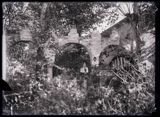 Jardin de la mosquée d'Ourfa (Turquie) (notice PA).